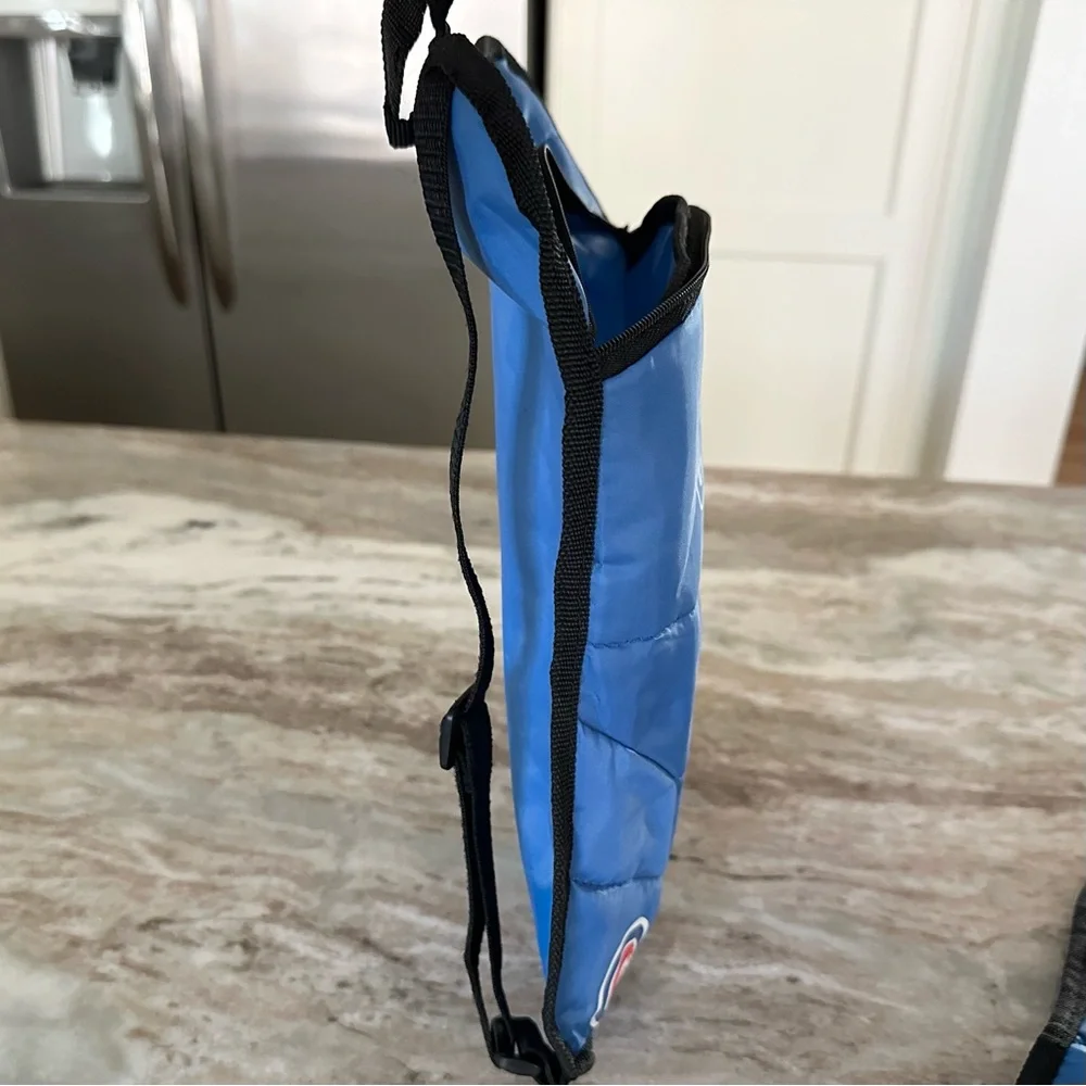 MLB Chicago Cubs Blue Reusable Small Backpack Bag Stadium Souvenir Set of 2